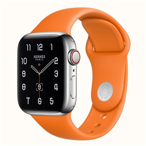 hermes orange leather apple watch band|Hermes Apple Watch band replacement.